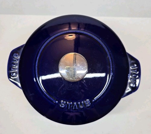 STAUB Rice Cocotte Petite French Oven 16cm 1.74L Blue cast iron Non Stick pot - Picture 10 of 16