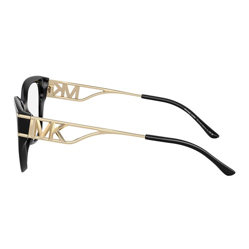Michael Kors BIERZO MK 4140U 3005 Black Plastic & Metal Square Eyeglasses 54mm - 第 3/3 張圖片