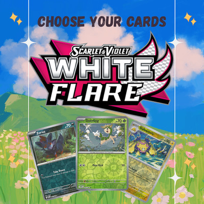 Choose Your Cards Pokemon White Flare NM Holo and Reverse