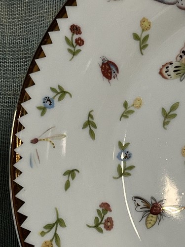 I. Godinger & Co. Butterfly Primavera Set Of 2 Dinner Plates 10-5/8” - Picture 4 of 6