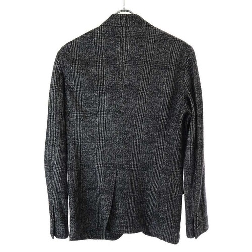 DOLCE & GABBANA G2AR0T COTTON WOOL 2B TAILORED JACKET GRAY 44 Used MESC-0 - Picture 2 of 6