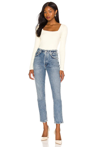 NWT CITIZENS OF HUMANITY Charlotte High Rise Straight Jeans Dresden Wash sz 29 - Picture 4 of 7
