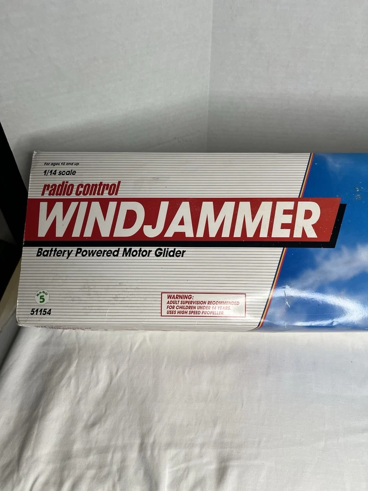 Vintage Nikko Windjammer Remote Control Battery Power Motor Glider *Read* - Image 2 of 4