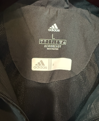 NEW Adidas Team Woven Track Jacket Men Size Large AeroReady Black White NWT - Picture 4 of 13