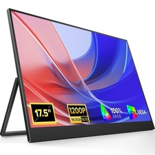 17.5" Portable Monitor 1920 1200 FHD 16:10 Display Freestanding Screen For PC