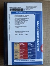Big Fat Liar VHS Blockbuster Rental Case & Cover Hardshell Vintage