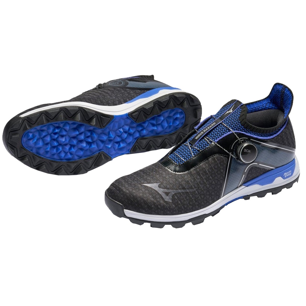 2025 Mizuno Mens Wave Hazard BOA Golf Shoes Spikeless