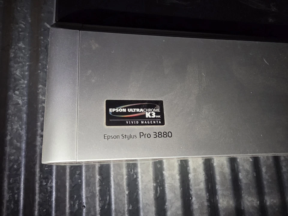 Epson Stylus Pro 3880 K141A Large Format Color Inkjet Printer w/ Power Cord OBO  - Image 2 of 3
