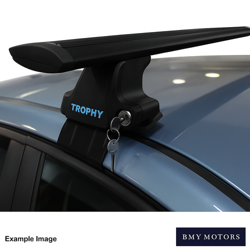 Roof Rack Rail Cross Bars Lockable For Chevrolet Aveo 2006-2011 Hatchback Black - Bild 13 von 19