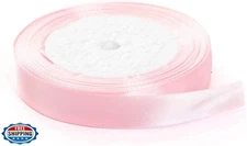 SWTOOL 1/2" Wide Single Face Satin Ribbon Roll for Wedding, Sewing Projects, 