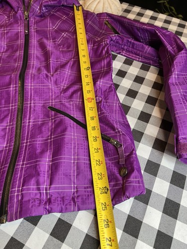BURTON Dryride Purple Windbreaker Rain Jacket Vented Pit Zips Women’s Small NEW! - Picture 4 of 12
