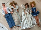 Vintage 1960s Barbie And Ken Doll Lot Of 4