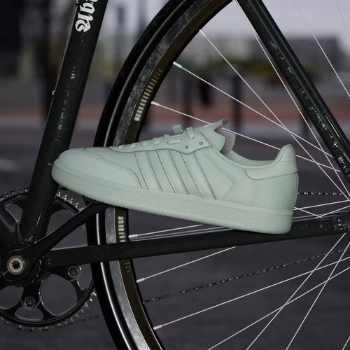 Gr. 8 - Adidas Unisex Velosamba Made With Nature Fahrradschuhe, silber grün. - Bild 7 von 8