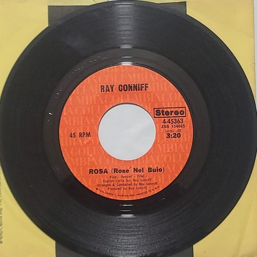 Ray Conniff ~ El Condor Pasa/ Rosa ~ Columbia 45 RPM Record - Picture 3 of 4