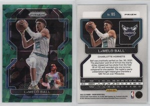 2021-22 Panini Prizm Green Ice Prizm LaMelo Ball #185