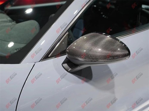 For 2017-24 Porsche 718 982 Dry Carbon Fiber LHD Rearview Side Mirror Caps Cover - Bild 20 von 22