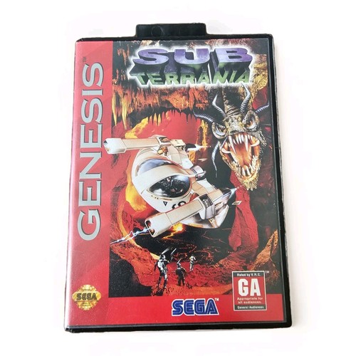 Sub Terrania (Sega Genesis, 1994) Great Condition!