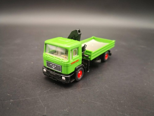 Wiking MAN F90 Wimo Bau Kipper mit Kran *Vi396-21-0333