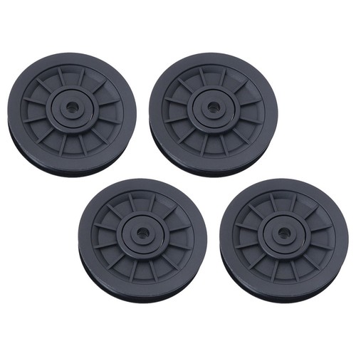4 Pcs Pulley Sheath Fitness Gym Fixed Bearing Pully Wheel Equipment Part - Bild 2 von 12