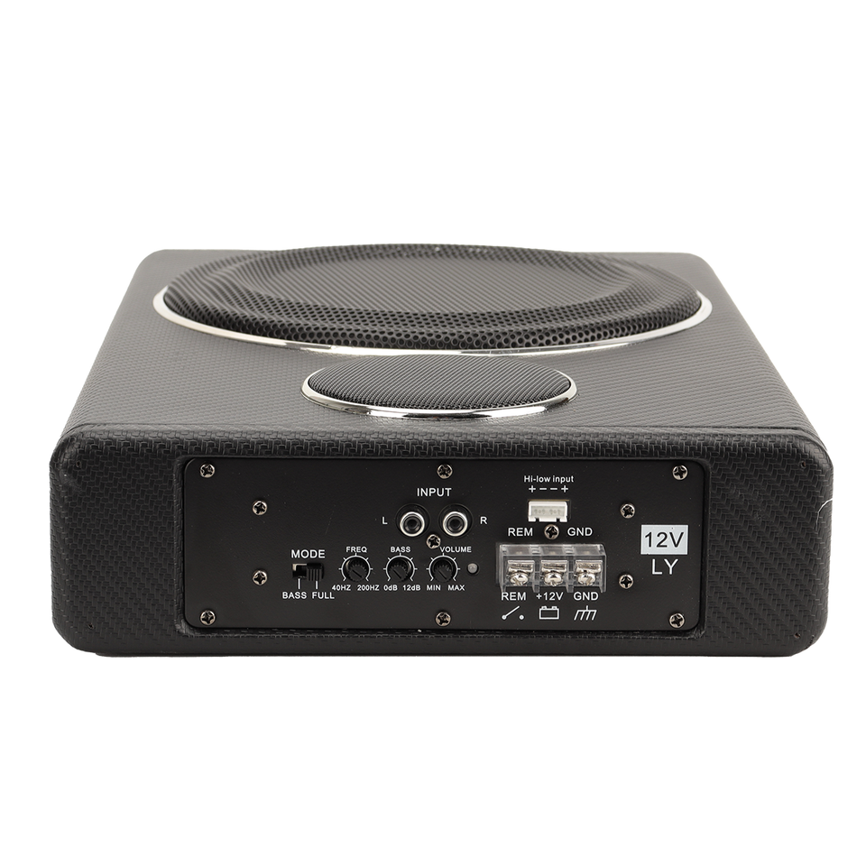 800W Slim Under-Seat Subwoofer Powered Car Truck Sub with Wireless Amp ...