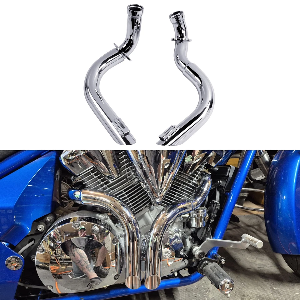 LAF Drag Pipes for Honda VT1300 Fury/Sabre/Stateline/Interstate 2010-2024 - Image 4 of 4