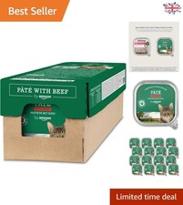 Nutritious Wet Paté Cat Food with Beef - 16 x 100g Cups for Special Occasions 6.87 per kilo