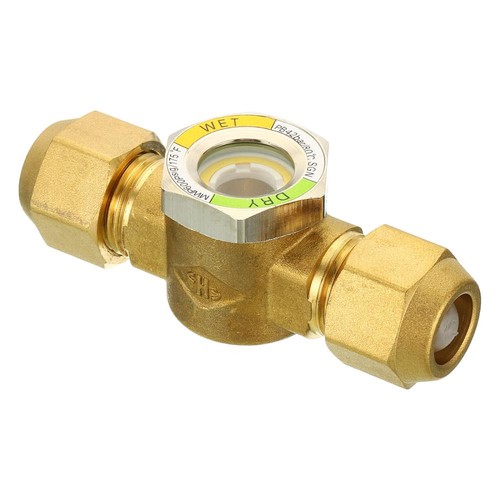 Sight Glass,1/2 x 1/2 SAE Universal Liquid Moisture Indicator for Refrigeration - Imagen 2 de 5