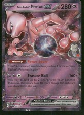 Team Rocket's Mewtwo ex 205 Promo Holo NM Pokemon SV: Scarlet & Violet Promo Car