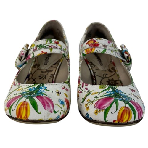 Hush Puppies Philippa Bow Women's Ivy Heels Floral Flower Shoes Used | UK 5 - Picture 3 of 7
