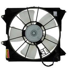 For 08-12 Accord 3.5L V6 Radiator Cooling Fan Motor Assembly w/Blade Shroud