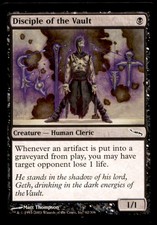 MTG Disciple of the Vault LP Light Play Mirrodin [2759]