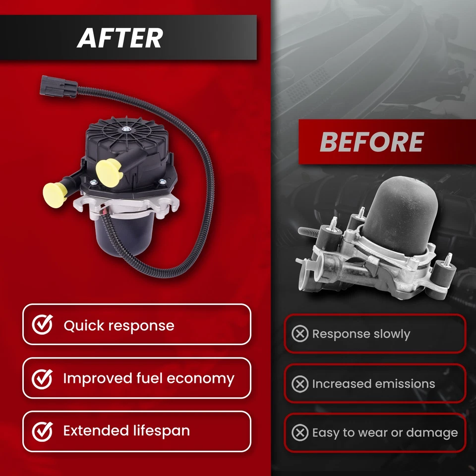 Secondary Air Injection Pump for Chevrolet S10 Blazer Silverado GMC Sonoma New - Imagem 4 de 4