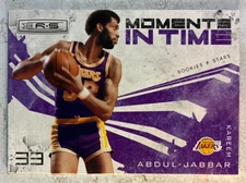 KAREEM Abdul-Jabbar 2009 Panini Rookies & Stars - Moments in Time #12 LA Lakers