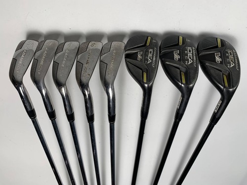 Adams Idea Tech V3 Iron Set 4HY-6HY+7 Iron-PW+GW Idea V3 Regular Graphite/Steel - Picture 6 of 11
