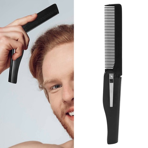 Folding Hair Brush Portable Pocket Size Smooth Oil Hair Mustache Beard Styli HPT - Bild 3 von 23