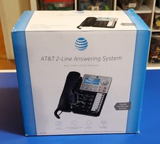 AT T ML17939 2-Line Corded Phone with Speakerphone  Digital Answering System