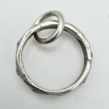 Vintage 925 Sterling Silver Ring Charm Pendant