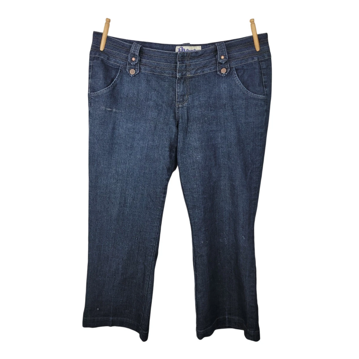 Short En Jean Femme Boom Boom Taille ~29 (équivalent 3), Délavé Clair, 98% Coton 2% élasthanne, Occasion Bon état