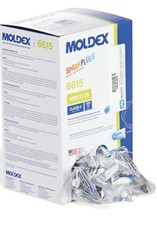 Moldex 6615 SparkPlugs Tapered Foam Corded Earplugs Metal Detectable, 100 Pairs