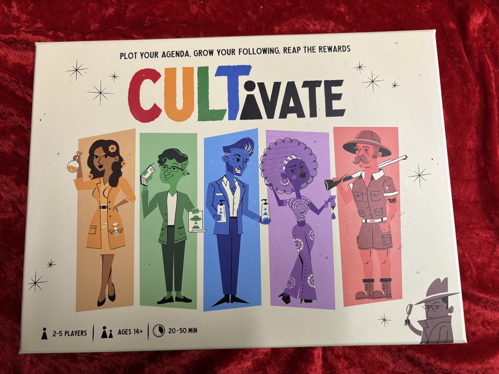 Cultivate Board Game   Award-Winning   Satirical Cult Leaders   Casual Board