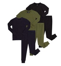 Beverly Hills Polo Club Baby Boys' Thermal Underwear - 6 Piece Size 12/14