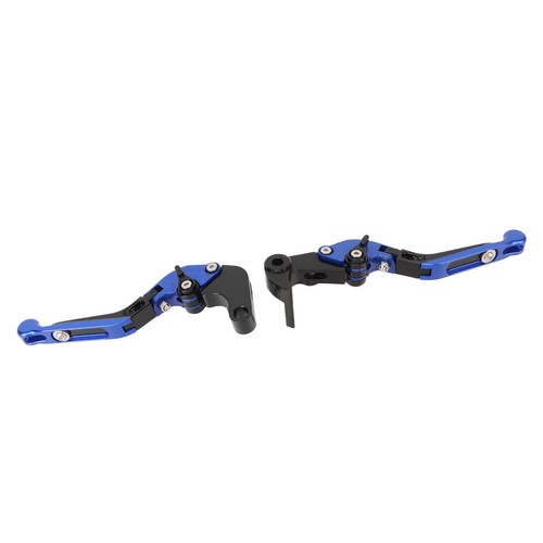 ˜1 Pair Folding Clutch Lever Aluminum Alloy Adjustable Motorcycle Clutch Brake - Picture 4 of 23