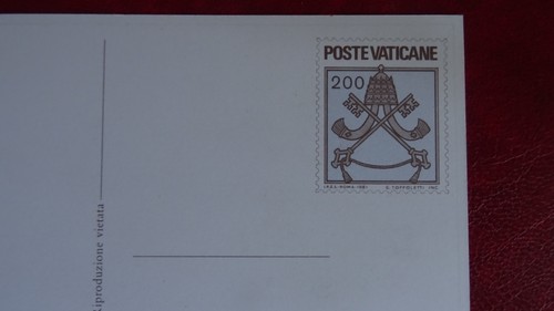 Entero, PK, Papa Pablo II, Vaticano, en blanco con marca, ver foto - Imagen 3 de 3