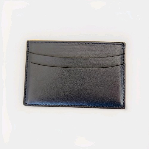 Tiffany & Co. Tarjetero Cartera Cuero Negro Todo Embalaje Original Nuevo - Imagen 5 de 9