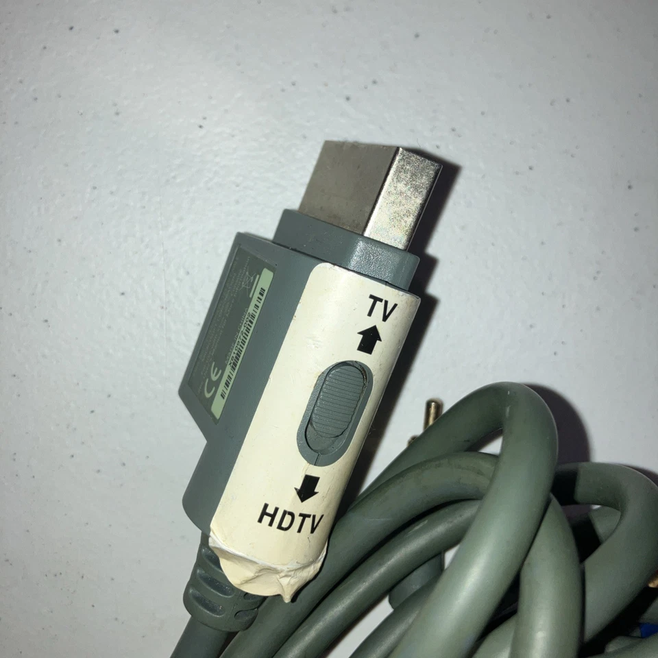 HDTV AV Component Cable Cord for Xbox 360 - TESTED - Изображение 3 из 4