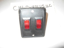 Sigma Rv Mini 12 Volt 2 Gang Red Led Illuminated Switch Black Free Shipping