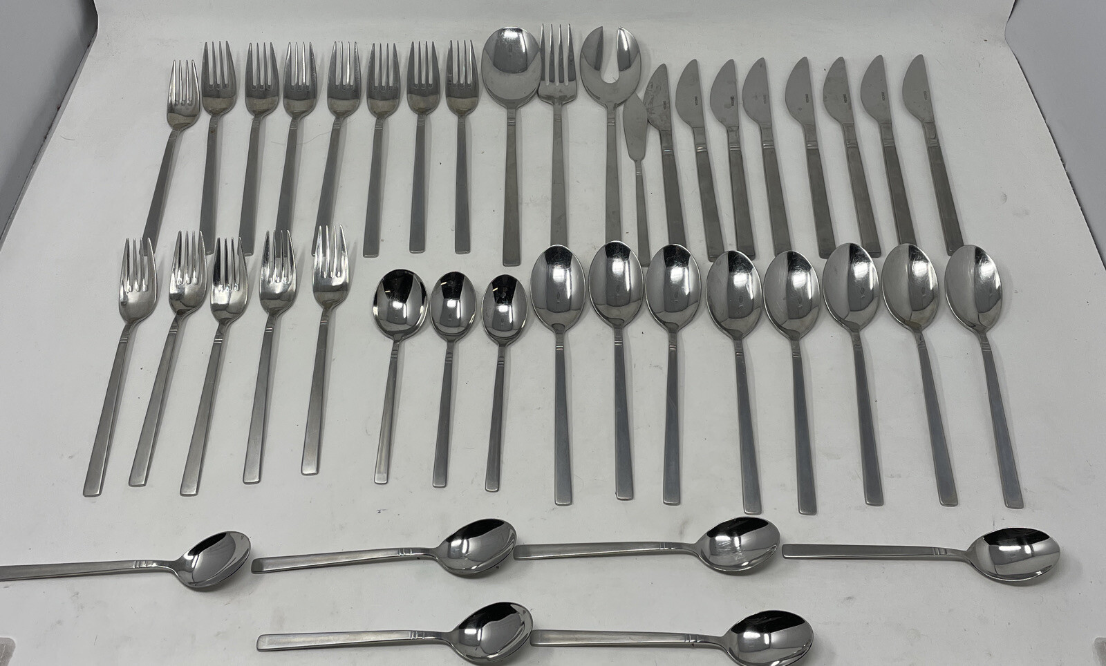 Oneida 18/10 Stainless Flatware Set of 42 pieces Indonesia eBay