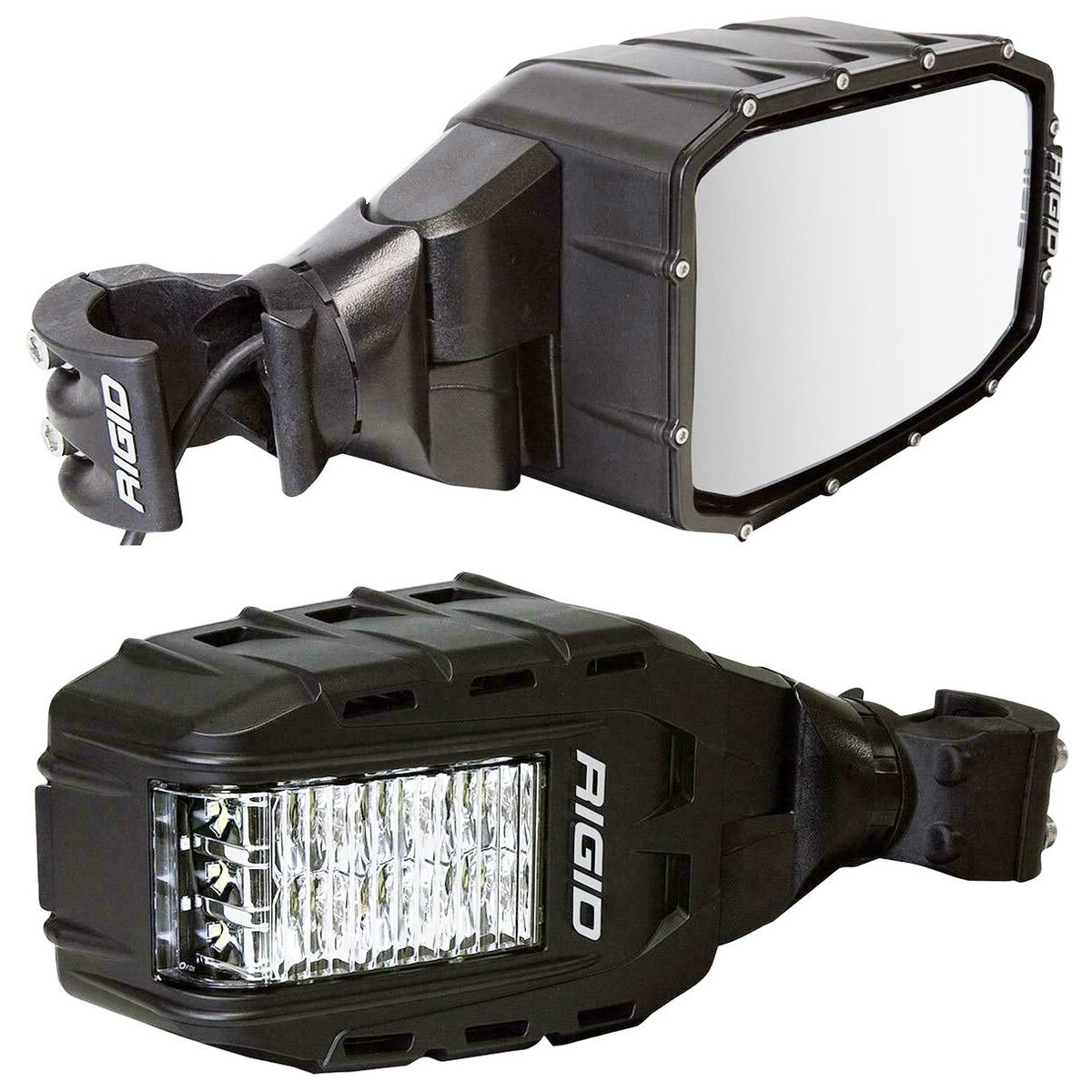 Rigid® Reflect LED Fog Lights 64011 Side Mirrors for Can-Am