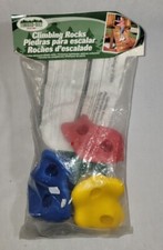 Timber Bilt Plastic Climbing Rocks Kit Holds Hardware Play Swingset TB1519 NEW