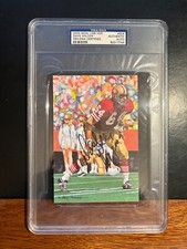 DAVE WILCOX GOAL LINE ART 4X6 AUTOGRAPH! PSA CERTIFIED! SLABBED FOR DISPLAY!